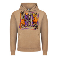 Vintage Coffee basketball nana with leopard Vintage Hoodie - Zillion Design Studio