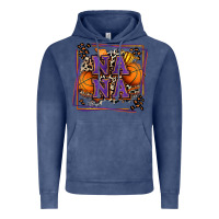 Vintage Denim basketball nana with leopard Vintage Hoodie - Zillion Design Studio