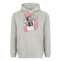 Moon Dust skeleton girl valentine's day Heavyweight Hoodie - MaliasSmallBusiness