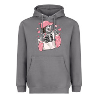 Storm skeleton girl valentine's day Heavyweight Hoodie - MaliasSmallBusiness