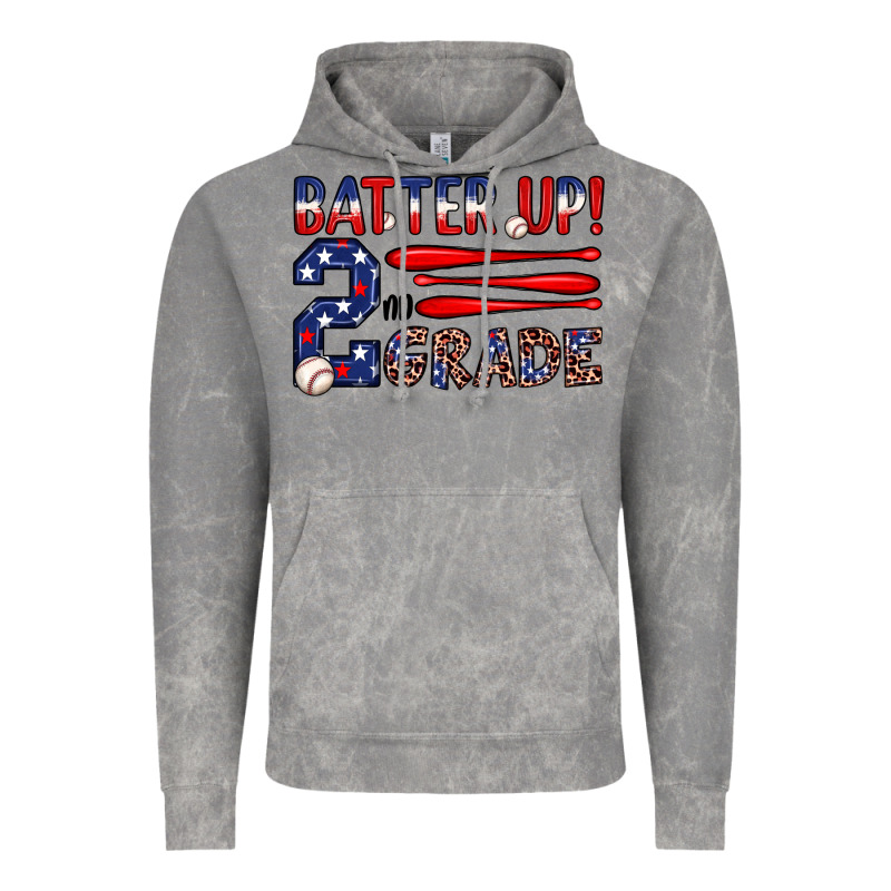 Batter Up 2nd Grade Vintage Hoodie by JahusDesignShop | Teevron