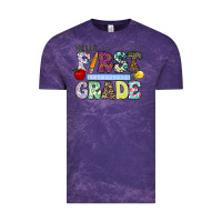 Cloud Purple hellofirstgrade Vintage Tee - CowhideDigitalArt