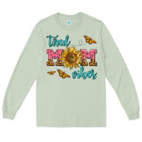 Matcha tired mom vibes Long Sleeve Tee - AdoDesignShop