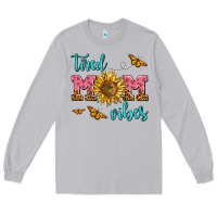 Moon Dust tired mom vibes Long Sleeve Tee - AdoDesignShop