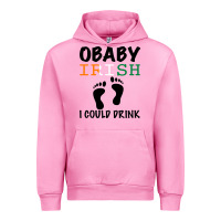 Fuchsia Pink O' Baby Irish I Could Drink Urban Hoodie - Bettercallsaul