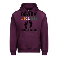 Mauve Wine O' Baby Irish I Could Drink Urban Hoodie - Bettercallsaul