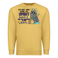 Antique Gold spirit animal raccoon Premium Sweatshirt - MaliasSmallBusiness