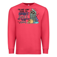 Cardinal spirit animal raccoon Premium Sweatshirt - MaliasSmallBusiness