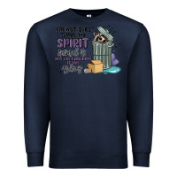 Navy spirit animal raccoon Premium Sweatshirt - MaliasSmallBusiness