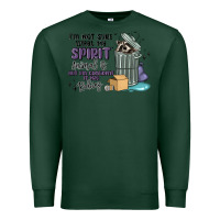 Sports Green spirit animal raccoon Premium Sweatshirt - MaliasSmallBusiness