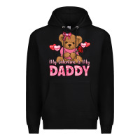 Black my valentine is my daddy Premium Hoodie - LillyAllenDesigns