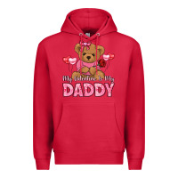 Cardinal my valentine is my daddy Premium Hoodie - LillyAllenDesigns