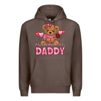 Coffee my valentine is my daddy Premium Hoodie - LillyAllenDesigns