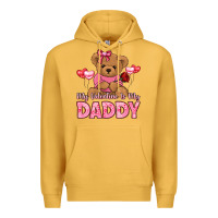 Mustard my valentine is my daddy Premium Hoodie - LillyAllenDesigns