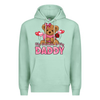 Seafoam my valentine is my daddy Premium Hoodie - LillyAllenDesigns