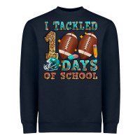 Navy i tackled 100 days of school american football Heavyweight Sweatshirt - Zillion Design Studio