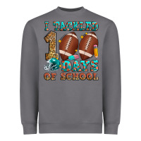 Storm i tackled 100 days of school american football Heavyweight Sweatshirt - Zillion Design Studio