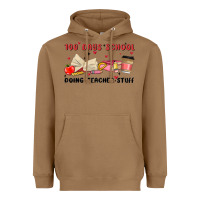 Toasted Coconut 100 days school Heavyweight Hoodie - MaliasSmallBusiness
