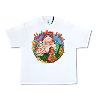 White holiday vibes Urban Heavy Tee - FaDigitalArtStudio