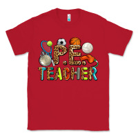 Red pe teacher Classic Tee - AdoDesignShop
