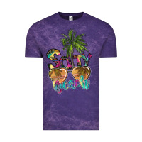 Cloud Purple salty beach Vintage Tee - SublimationCraftShop