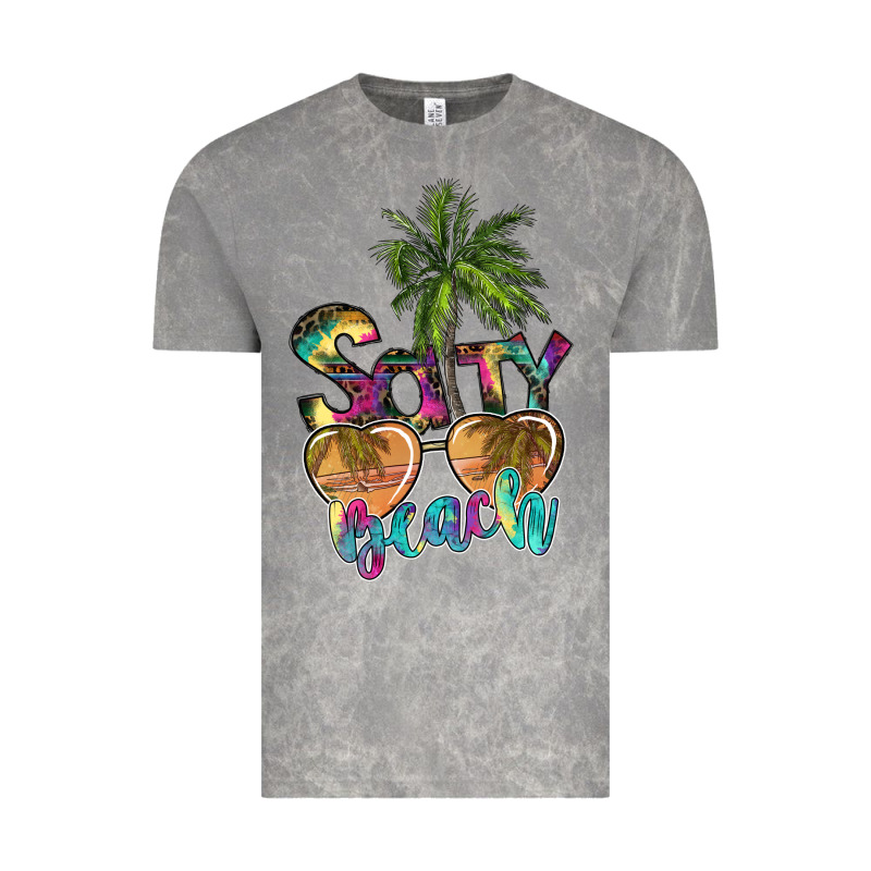 Salty Beach Vintage Tee by SublimationCraftShop | Teevron