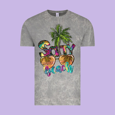 Salty Beach Vintage Tee Designed By Sublimationcraftshop