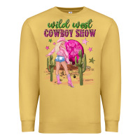 Antique Gold wild west cowboy show Premium Sweatshirt - NancyCooperArtShop