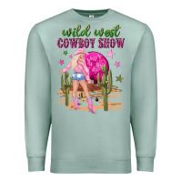Seafoam wild west cowboy show Premium Sweatshirt - NancyCooperArtShop