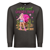 Smoke wild west cowboy show Premium Sweatshirt - NancyCooperArtShop