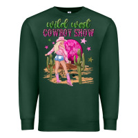 Sports Green wild west cowboy show Premium Sweatshirt - NancyCooperArtShop