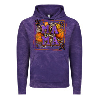 Cloud Purple basketball mama with leopard Vintage Hoodie - Zillion Design Studio