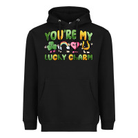 Black you're my lucky charm Heavyweight Hoodie - MaliasSmallBusiness