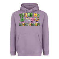 Lavender you're my lucky charm Heavyweight Hoodie - MaliasSmallBusiness