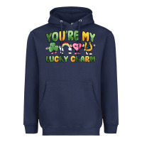 Navy you're my lucky charm Heavyweight Hoodie - MaliasSmallBusiness