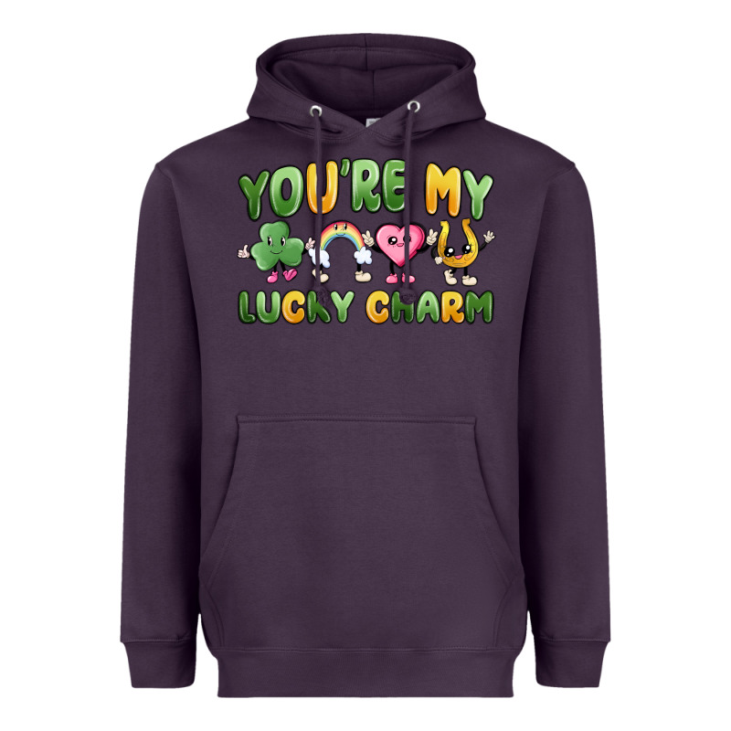 You're My Lucky Charm Heavyweight Hoodie by MaliasSmallBusiness | Teevron