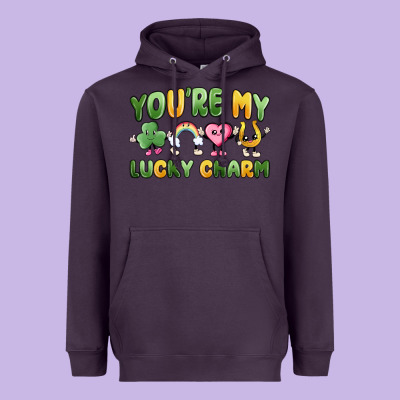 You're My Lucky Charm Heavyweight Hoodie Designed By Maliassmallbusiness