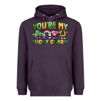 Plum you're my lucky charm Heavyweight Hoodie - MaliasSmallBusiness