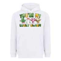 White you're my lucky charm Heavyweight Hoodie - MaliasSmallBusiness