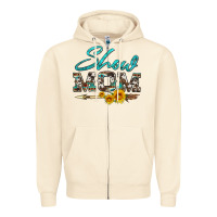 Sandshell show mom aztec cowhide sunflower and arrow Zipper Hoodie - Artiststas