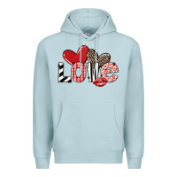 Blue Mist love Premium Hoodie - LillyAllenDesigns