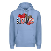 Colony Blue love Premium Hoodie - LillyAllenDesigns