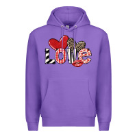 Purple love Premium Hoodie - LillyAllenDesigns