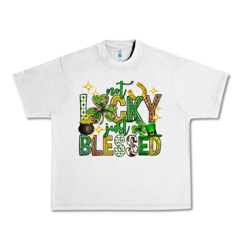 Not Lucky Just Blessed St. Patricks Day Urban Heavy Tee by Neo Western | Teevron
