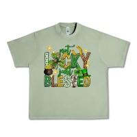 Oil Green Not lucky just blessed st. patricks day Urban Heavy Tee - Neo Western