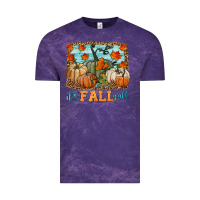 Cloud Purple it's fall y'all Vintage Tee - HRA Design Shop