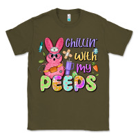 Army Green chillin' with my peeps Classic Tee - Artiststas