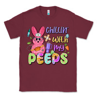 Burgundy chillin' with my peeps Classic Tee - Artiststas
