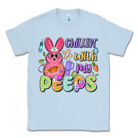 Dusty Blue chillin' with my peeps Classic Tee - Artiststas