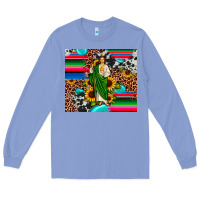 Colony Blue san judas leopard cowhide gemstone Long Sleeve Tee - JahusDesignShop